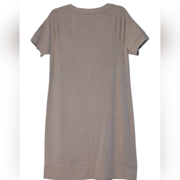 Chico's Zengery- NWT, Tan Shift Dress, Pockets, Working Zipper Accents, Slits, - Picture 3 of 12